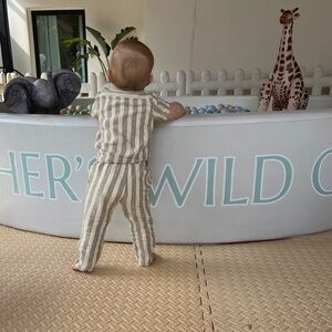 Rylee & Cru Autumn Stripe Collard Shirt and Ethan Trouser